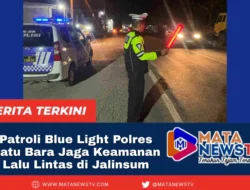 Patroli Blue Light Polres Batu Bara Jaga Keamanan Lalu Lintas di Jalinsum