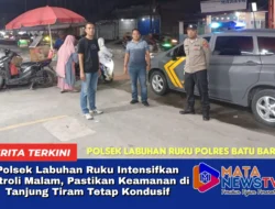 Polsek Labuhan Ruku Intensifkan Patroli Malam, Pastikan Keamanan di Tanjung Tiram Tetap Kondusif