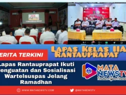 Lapas Rantauprapat Ikuti Penguatan dan Sosialisasi Wartelsuspas Jelang Ramadhan
