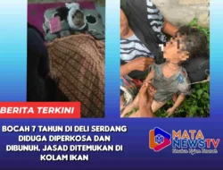 Bocah 7 Tahun di Deli Serdang Diduga Diperkosa dan Dibunuh, Jasad Ditemukan di Kolam Ikan