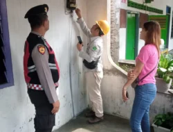 Sat Samapta Polres Pematangsiantar Dampingi Petugas PLN Laksanakan P2TL