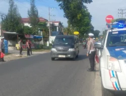 Sat Lantas Polres Simalungun Gelar Patroli di Jalur Rawan Kecelakaan untuk Cegah Balap Liar
