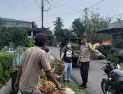 Bhabinkamtibmas Kelurahan Toba Sambangi Pekerja Kebersihan, Sampaikan Pesan Kamtibmas