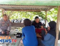 Personel Sat Binmas Polres Batu Bara Laksanakan Cooling System di Desa Sumber Padi