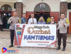 Polres Pematangsiantar Sampaikan Pesan Kamtibmas kepada Warga