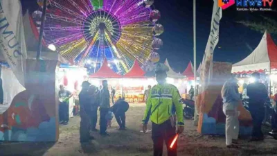 Polres Batubara Gelar Patroli Blue Light di Lokasi Rawan Kemacetan dan Kecelakaan