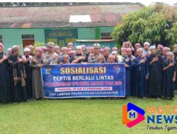 Satlantas Polres Pematangsiantar Sosialisasi Keselamatan Berlalu Lintas