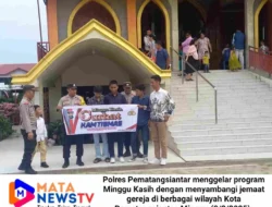 Polres Pematangsiantar Gelar “Minggu Kasih,” Sambangi Jemaat Gereja untuk Serap Aspirasi