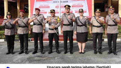 Kapolres Pematangsiantar Pimpin Sertijab : Wakapolres, Lima Kasat, dan Dua Kapolsek Berganti