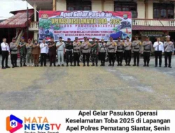 Kapolres Pematangsiantar Pimpin Apel Gelar Pasukan Operasi Keselamatan Toba 2025