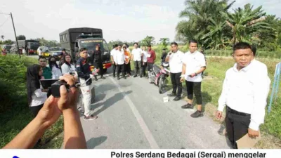 Polres Sergai Gelar Rekonstruksi Kasus Pembunuhan Siswi SMP dalam Karung