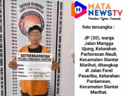Polres Pematang Siantar Tangkap Pengedar Sabu di Jalan Farel Pasaribu