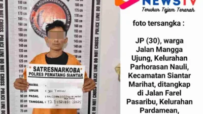 Polres Pematang Siantar Tangkap Pengedar Sabu di Jalan Farel Pasaribu