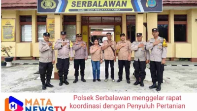 Polsek Serbalawan dan PPL Kecamatan Dolok Batu Nanggar Perkuat Sinergi dalam Program Ketahanan Pangan
