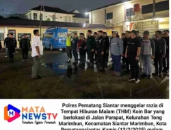 Polres Pematang Siantar Gelar Razia di THM Koin Bar, Hasil Tes Urine Negatif Narkoba