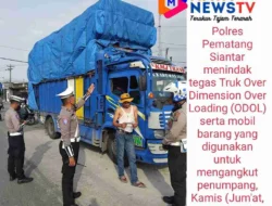 Polres Pematangsiantar Tindak Tegas Truk ODOL dan Mobil Barang Angkut Orang