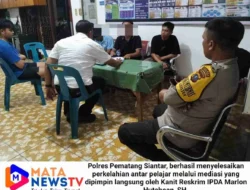 Polsek Siantar Selatan Mediasi Perkelahian Pelajar, Sepakat Berdamai Secara Kekeluargaan