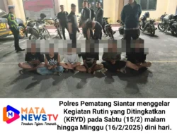 Polres Pematangsiantar Gelar KRYD, Gagalkan Tawuran Remaja di Jalan Darusalam