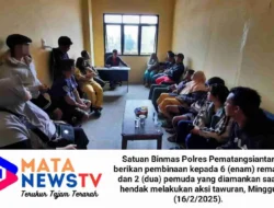 Polres Pematangsiantar Beri Pembinaan kepada 6 (Enam) Remaja yang Diamankan Saat Tawuran
