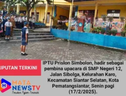 Kapolsek Siantar Selatan Menjadi Pembina Upacara di SMPN 12, Beri Motivasi dan Pesan Penting kepada Siswa