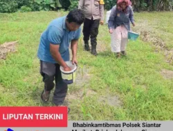 Bhabinkamtibmas Polsek Siantar Marihat Sambangi Petani, Dorong Pemanfaatan Pupuk Subsidi