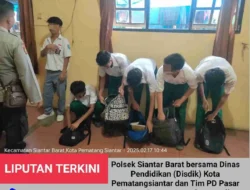 Polsek Siantar Barat dan Disdik Kota Pematang Siantar Gelar Patroli, Amankan 6 (Enam) Pelajar yang Bolos Sekolah