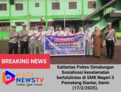 Sat Lantas Polres Simalungun Gelar Sosialisasi Keselamatan Berkendara di SMK Negeri 3 Pematang Siantar