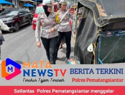 Kasat Lantas Polres Pematangsiantar Pimpin Operasi Keselamatan Toba 2025