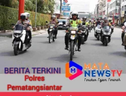 Kapolres Pematangsiantar Pimpin Patroli Skala Besar untuk Cipta Kondisi Jelang Pelantikan Wali Kota