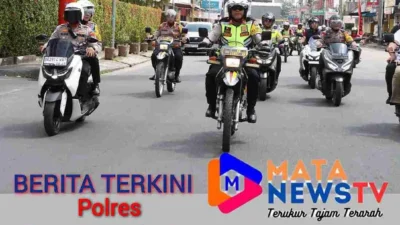 Kapolres Pematangsiantar Pimpin Patroli Skala Besar untuk Cipta Kondisi Jelang Pelantikan Wali Kota