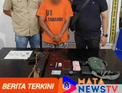 Polres Simalungun Tangkap Pengedar Sabu di Perladangan Sawit, Sita 2,6 Gram