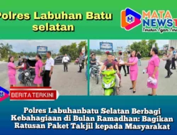 Polres Labuhanbatu Selatan Berbagi Kebahagiaan di Bulan Ramadhan: Bagikan Ratusan Paket Takjil kepada Masyarakat