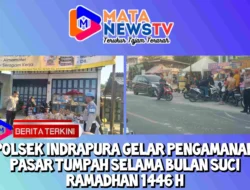 Polsek Indrapura Gelar Pengamanan Pasar Tumpah Selama Bulan Suci Ramadhan 1446 H