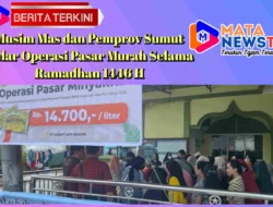 Musim Mas dan Pemprov Sumut Gelar Operasi Pasar Murah Selama Ramadhan 1446 H