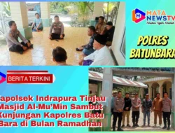 Kapolsek Indrapura Tinjau Masjid Al-Mu’Min Sambut Kunjungan Kapolres Batu Bara di Bulan Ramadhan