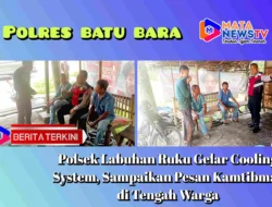 Polsek Labuhan Ruku Gelar Cooling System, Sampaikan Pesan Kamtibmas di Tengah Warga