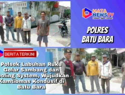 Polsek Labuhan Ruku Gelar Sambang dan Cooling System, Wujudkan Kamtibmas Kondusif di Batu Bara