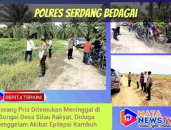 Seorang Pria Ditemukan Meninggal di Sungai Desa Silau Rakyat, Diduga Tenggelam Akibat Epilepsi Kambuh