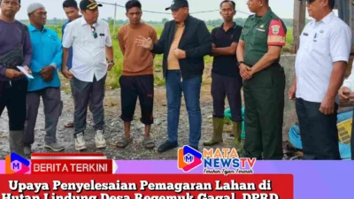 Upaya Penyelesaian Pemagaran Lahan di Hutan Lindung Desa Regemuk Gagal, DPRD Deliserdang Kecewa