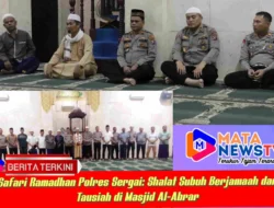 Safari Ramadhan Polres Sergai: Shalat Subuh Berjamaah dan Tausiah di Masjid Al-Abrar