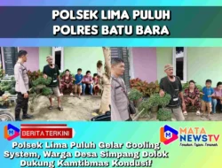 Polsek Lima Puluh Gelar Cooling System, Warga Desa Simpang Dolok Dukung Kamtibmas Kondusif