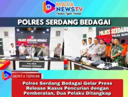 Polres Serdang Bedagai Gelar Press Release Kasus Pencurian dengan Pemberatan, Dua Pelaku Ditangkap