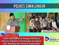 Safari Ramadhan di Ponpes PM Darul Khoirot, Kapolres Simalungun Gaungkan Anti-Narkoba dan Pererat Silaturahmi