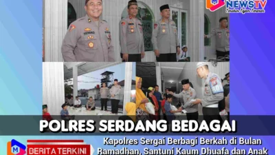 Kapolres Sergai Berbagi Berkah di Bulan Ramadhan, Santuni Kaum Dhuafa dan Anak Yatim