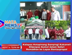 Kalapas Kotapinang Dampingi Kakanwil Ditjenpas Sumut dalam Safari Ramadhan ke Lapas Rantauprapat