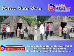 Polsek Medang Deras Bagikan Takjil untuk Masyarakat, Sambut Ramadhan dengan Penuh Kepedulian
