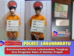 Satresnarkoba Polres Labuhanbatu Tangkap Dua Pengedar Sabu di Rantau Prapat