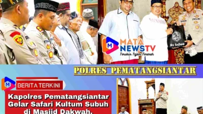 Kapolres Pematangsiantar Gelar Safari Kultum Subuh di Masjid Dakwah, Fokuskan Kamtibmas Selama Ramadhan