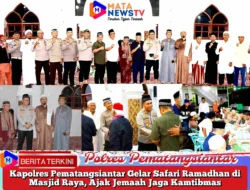 Kapolres Pematangsiantar Gelar Safari Ramadhan di Masjid Raya, Ajak Jemaah Jaga Kamtibmas