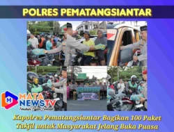 Kapolres Pematangsiantar Bagikan 100 Paket Takjil untuk Masyarakat Jelang Buka Puasa